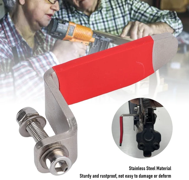 Alt view image 2 of 7 - 5PCS Air Nail Gun Hooks, L Shaped Pneumatic Tool Hangers, Heavy Duty Rafter Hook, for Air Nailer and Blow Gun Organization