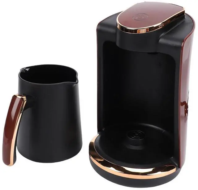 Main image of Turkish Coffee Maker, Electric 550W 250ML Greek Machine with Single Cup, for Slow Brewing Authentic Coffee at Home