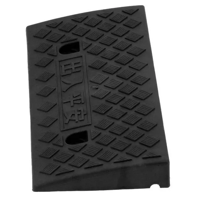 Alt view image 4 of 7 - 5cm Thickness Plastic Curb Ramp Portable Threshold Ramp Car Vehicle Driveway Loading Dock Supplies (Black)