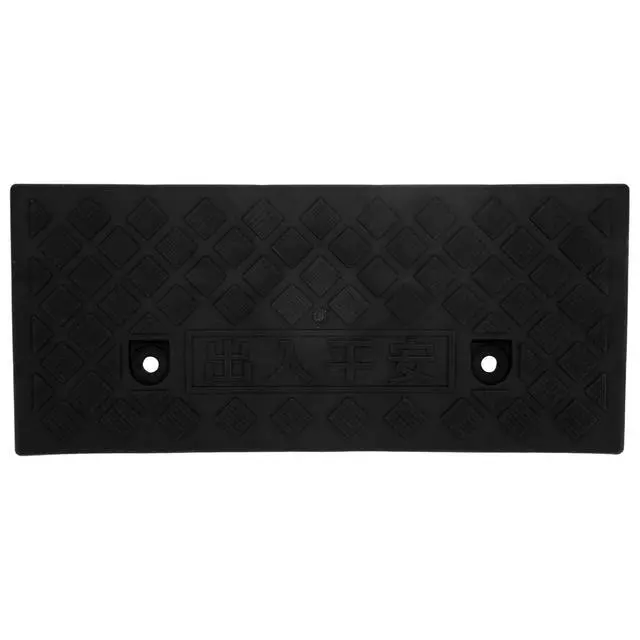Alt view image 5 of 7 - 5cm Thickness Plastic Curb Ramp Portable Threshold Ramp Car Vehicle Driveway Loading Dock Supplies (Black)