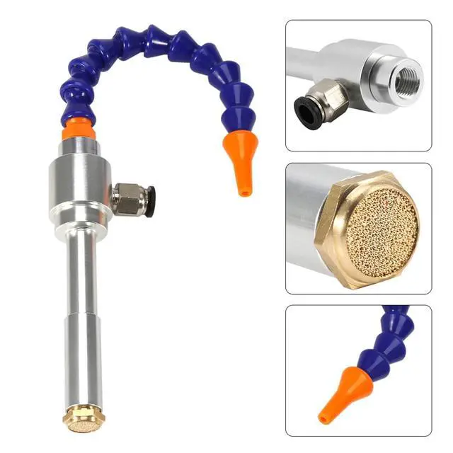 Alt view image 7 of 7 - Flexible Tube Mini Vortex Cold Air Dry Cooling with Builtin Control Valve for Precision Cooling Applications