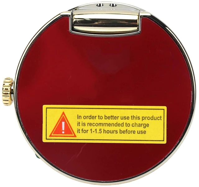 Alt view image 6 of 7 - Basic Cell Phone Vintage Pocket Watch Design, Rugged Flip Phone with Dual Card Dual Standby Big Buttons (Red)