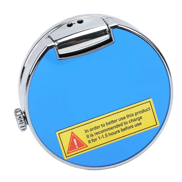 Alt view image 5 of 7 - Basic Cell Phone Vintage Pocket Watch Design, Rugged Flip Phone with Dual Card Dual Standby Big Buttons (Blue)