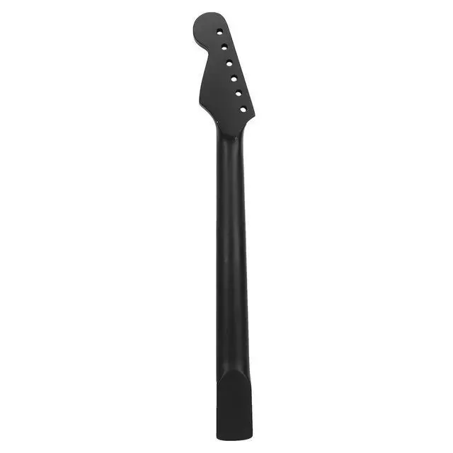 Alt view image 3 of 7 - 22 Frets Electric Guitar Neck Durable Black Maple Rosewood Fingerboard for Replacement