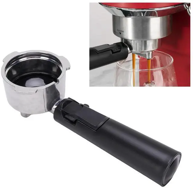 Alt view image 7 of 7 - Coffee Machine Portafilter 51mm Aluminum Material, Rugged and Easy to Clean, 3 Ear Design for Optimal Extraction