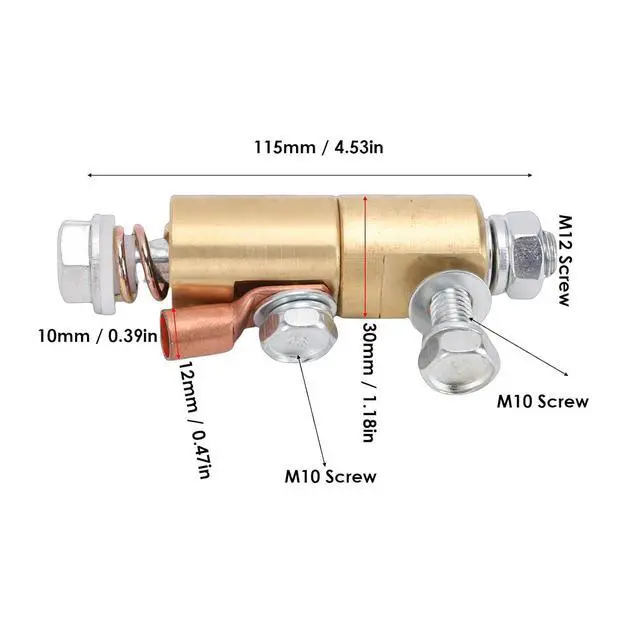 Alt view image 6 of 7 - 500A Welding Ground Clamp Swivel Adapter, 360 Degree Rotating Device for M10 Hole Clamps, Stability Welder Accessories for MIG MMA ARC