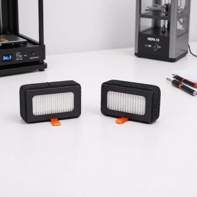 Alt view image 6 of 7 - 2PCS 3D Printer Air Filter Cartridges, Activated Carbon Air Purifier Filter Cartridge Replacement, for P1P P1S X1 Series 3D Printers