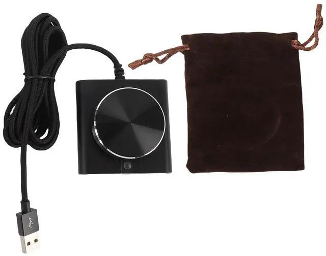 Alt view image 7 of 7 - USB Volume Control Knob, Computer Speaker External Volume Adjustment Controller with 1 Key Mute Function, LED Indicator, for PC Laptop