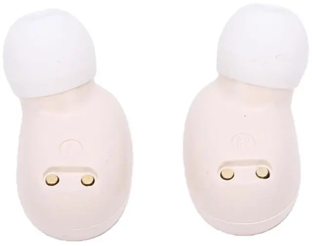 Alt view image 4 of 7 - Wireless Earbuds, Bluetooth 5.6 Headphones, Ear Buds with AI Noise Cancelling Mic LED Display, in Ear Earphones (Beige)