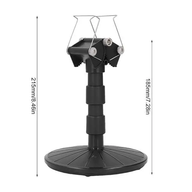 Alt view image 7 of 7 - Adjustable Height Spray Work Painting Stand for Model Painting, ABS Turn Table Stand for CarsTanksPlanes Hobbyists