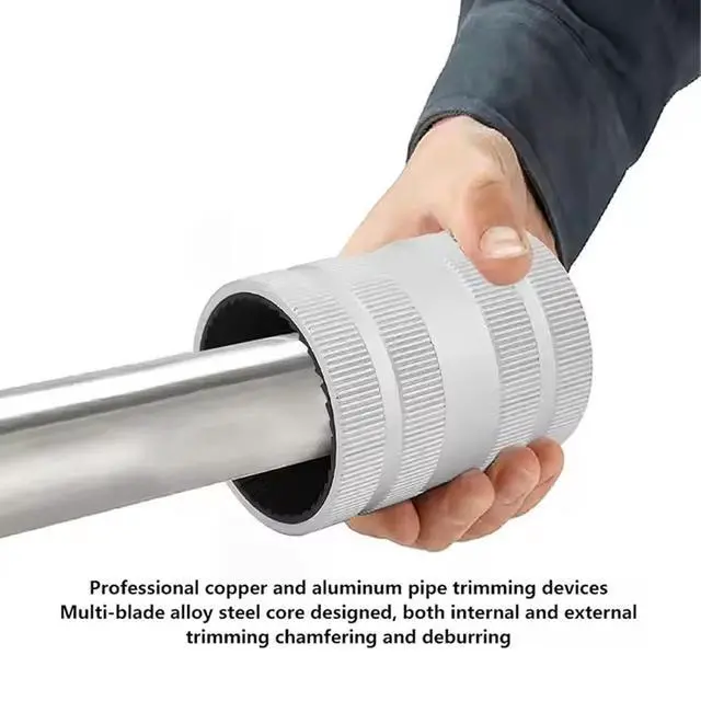 Alt view image 2 of 7 - Tube Deburring Tool, Pipe Reamer 1 4in to 1 3 8in (6 to 36mm), Inner Outer Chamfer Tool for Copper Aluminum Tubes