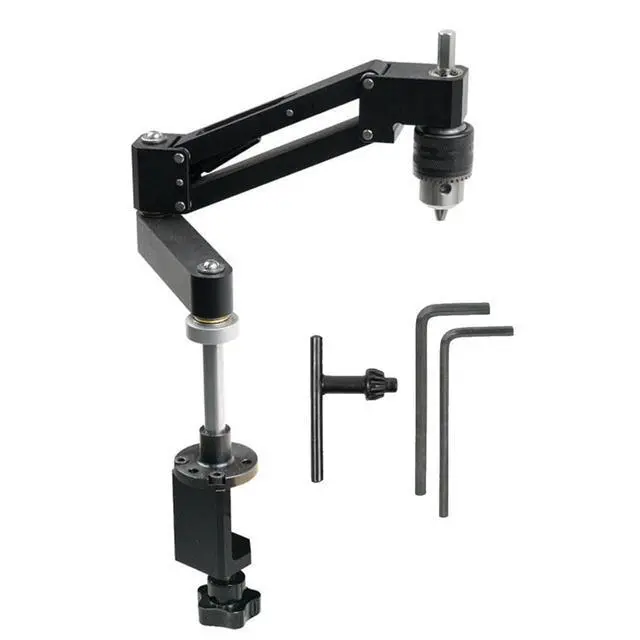 Alt view image 7 of 7 - Tapping Cantilever Bracket, Aluminum Alloy Tapping Bracket, Portable CNC Machined Cantilever Mount for Flexible Arm Machine