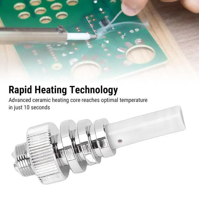 Alt view image 2 of 7 - 3 Pcs Ceramic Heating Core Replacement, Soldering Iron Parts for 510 Thread Devices, Efficient Heat Conduction for Stable Welding