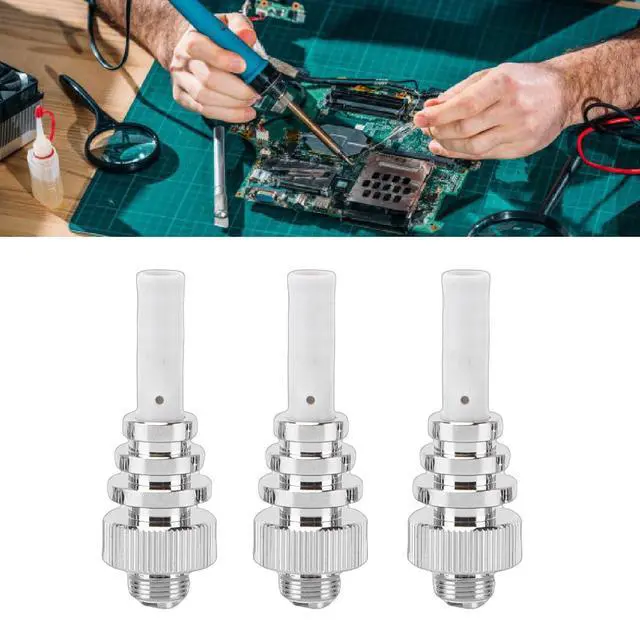 Alt view image 4 of 7 - 3 Pcs Ceramic Heating Core Replacement, Soldering Iron Parts for 510 Thread Devices, Efficient Heat Conduction for Stable Welding