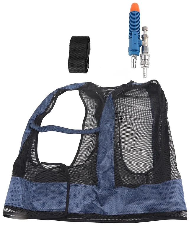Alt view image 6 of 6 - Welding Steel Air Compressed Cooling Vest Eddy Tube Air Conditioner Waistcoat, Gas Rates Up to 35 (990, Cooling Power Up 2500Btu / H (630 Kcal