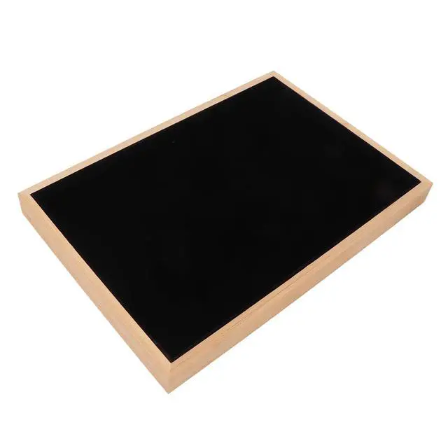 Alt view image 5 of 7 - Multipurpose Wood Jewelry Tray Lightweight Durable Drawer Organizer for Brooches Bracelets Rings for Organizing Jewelry (Black)