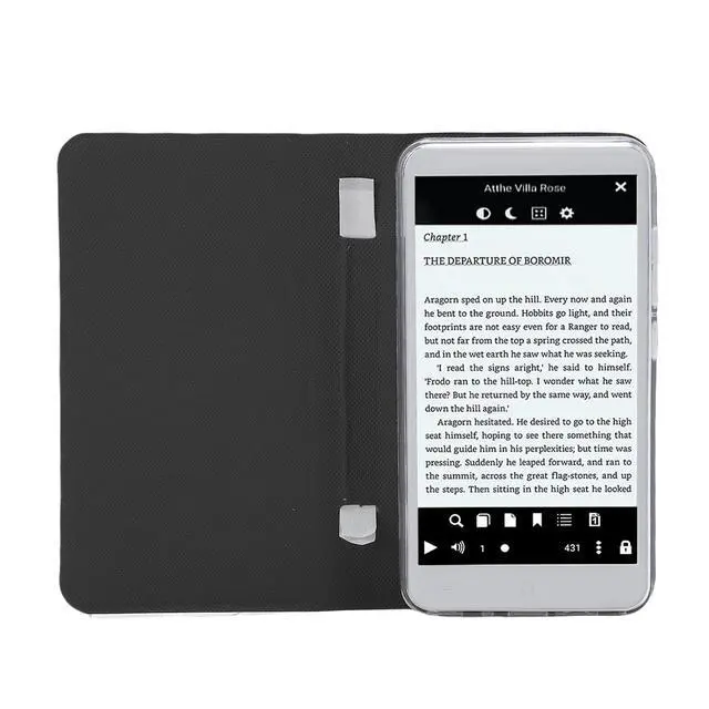 Alt view image 3 of 7 - Electronic Book Reader for Android 5.1 System, 5 Inch HD Inkless Capacitive Screen,1G 8G Memory Ebook Reader, for Video Sound Picture