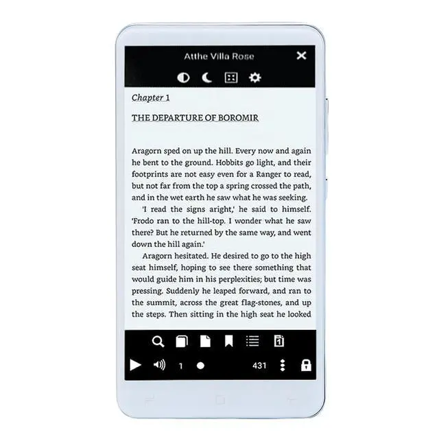 Alt view image 5 of 7 - Electronic Book Reader for Android 5.1 System, 5 Inch HD Inkless Capacitive Screen,1G 8G Memory Ebook Reader, for Video Sound Picture