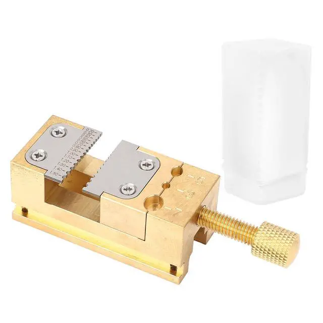 Alt view image 6 of 7 - Versatile Watch Repair Vise Clamp Strong Copper Metal Holder Tool for Jewelers 0.2-1.5mm Hole Dia for Enthusiasts
