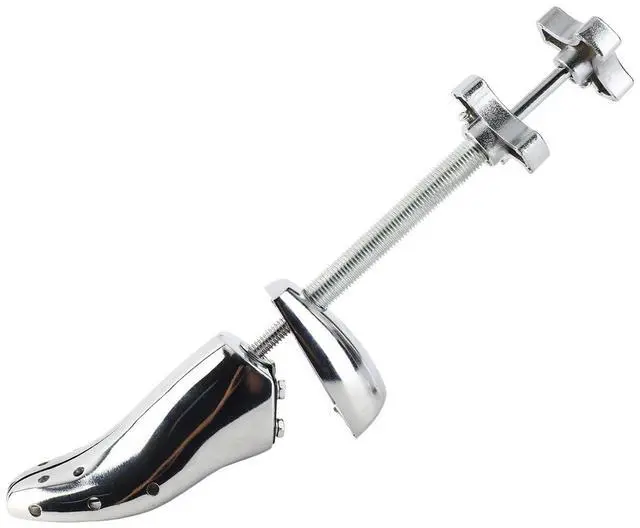 Alt view image 7 of 7 - Aluminum Alloy Shoe Stretcher Professional Shoe Trees Widener Expander, Relieves Calluses and Foot Problems, for Tennis Shoes and Boots (Double Plate Men Flat Heel)