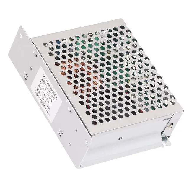 Alt view image 2 of 7 - DC Module 50A 1000W Adjustable Converter DC25-90V Input DC2.5-50V Output with Cooling Fan Metal Shell