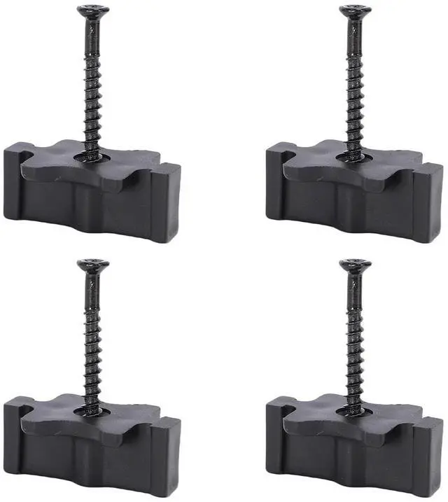 Alt view image 7 of 7 - 100 Pcs Composite Deck Fastener, ABS Plastic with Stainless Steel Screws, Hidden Decking Clips System for 50 SQ.FT.