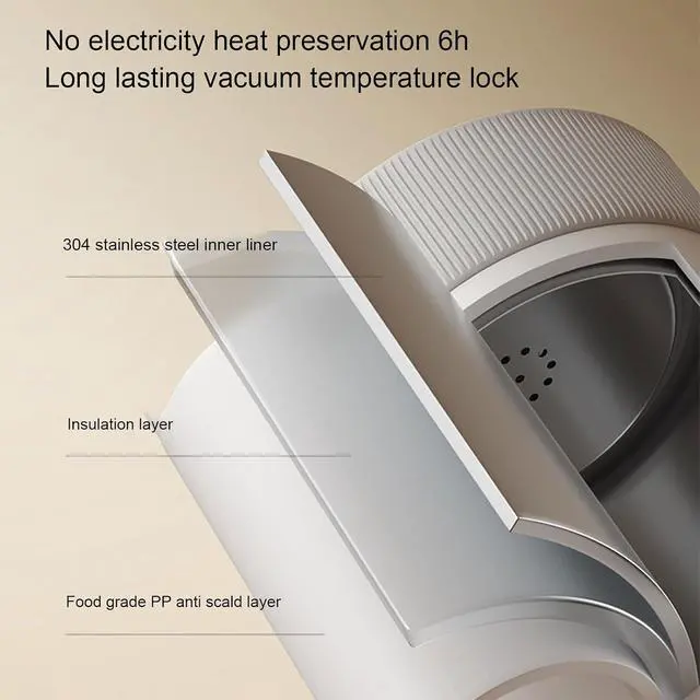 Alt view image 4 of 7 - Travel Electric Kettle, 350ml Cordless USB Fast Boiling Stainless Steel, Portable Hot Water Boiler, for Tea Coffee