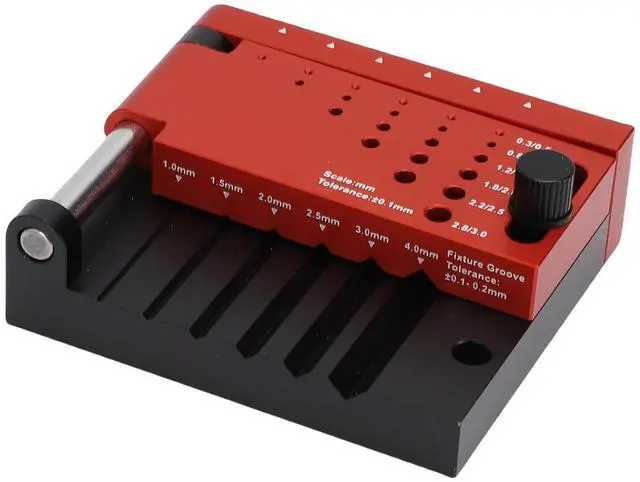 Main image of YUEHISY Round Rod Center Drill Locator, Portable Drill Jig for Accurate Borehole Positioning, for Model Building Wood Crafting DIY