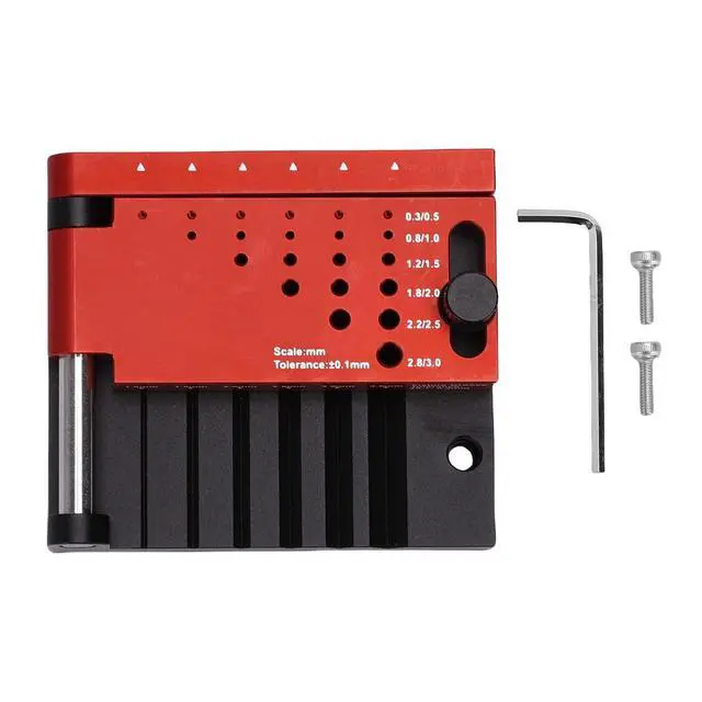 Alt view image 7 of 7 - YUEHISY Round Rod Center Drill Locator, Portable Drill Jig for Accurate Borehole Positioning, for Model Building Wood Crafting DIY