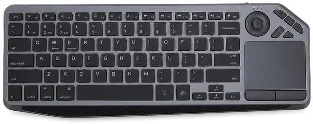 Main image of Wireless Touch Keyboard, 2.4G Bluetooth Dual Mode Gaming Keyboard with Touchpad, 7 Color Backlight, Multimedia Hotkeys, for Multi Device