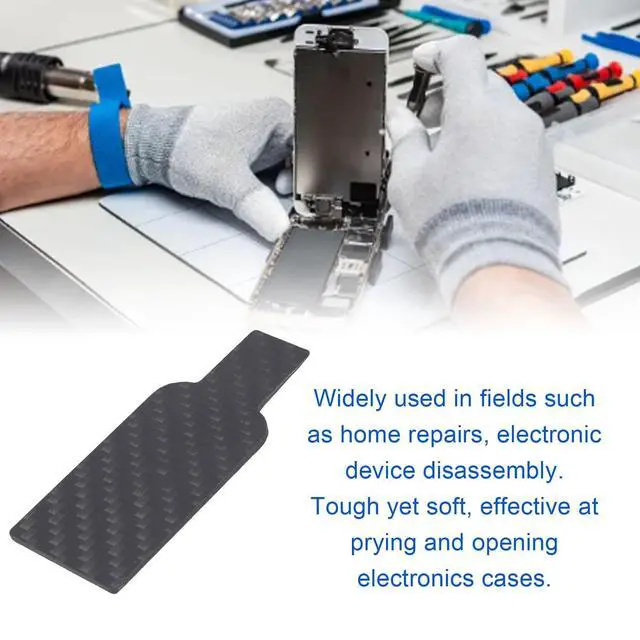 Alt view image 2 of 7 - 4pcs Electronics Repair Prying Bars, Carbon Fiber Opening Tools, Tin Scraper Pryer for Tablet Computer Smartphones