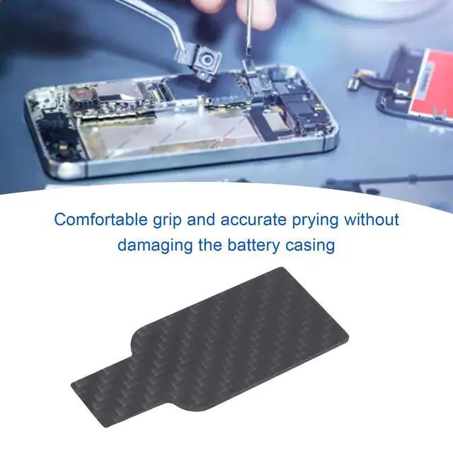 Alt view image 3 of 7 - 4pcs Electronics Repair Prying Bars, Carbon Fiber Opening Tools, Tin Scraper Pryer for Tablet Computer Smartphones