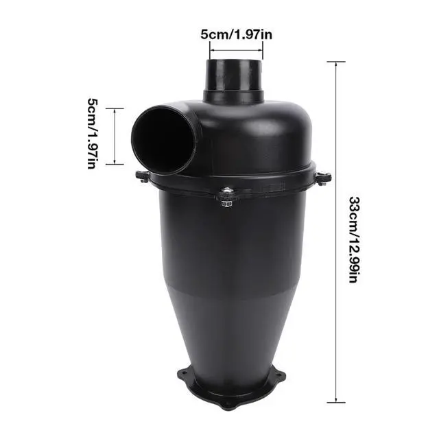 Alt view image 4 of 7 - Universal Cyclone Separator, Dust Collector for Wet Dry Vacuum Cleaners, Ideal Vacuum Accessory for Enhanced Cleaning Efficiency
