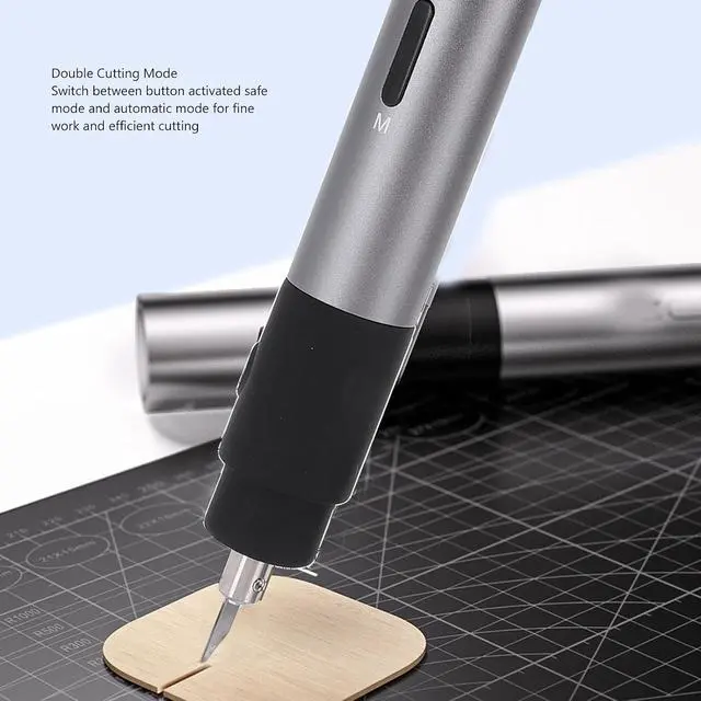 Alt view image 5 of 7 - Ultrasonic Cutter, 40KHz with Safety Lock, Focused LED Light, Handheld for Precise Cutting Polishing, for 3D Printing Plastic Wood Resin Projects