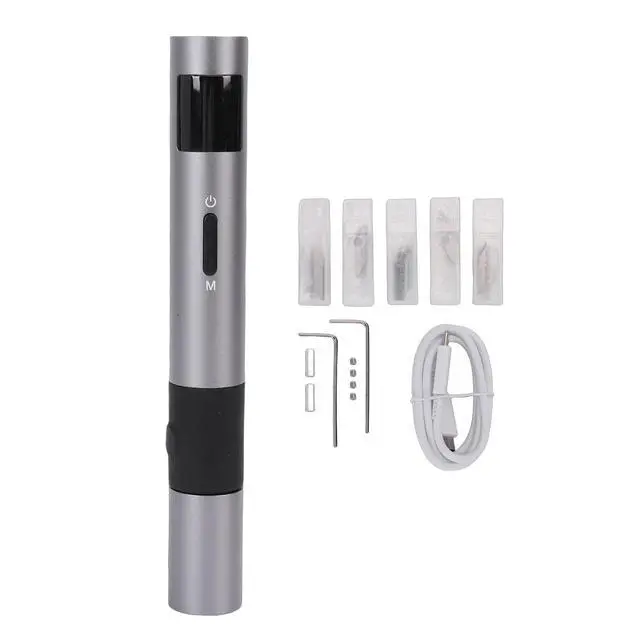 Alt view image 7 of 7 - Ultrasonic Cutter, 40KHz with Safety Lock, Focused LED Light, Handheld for Precise Cutting Polishing, for 3D Printing Plastic Wood Resin Projects