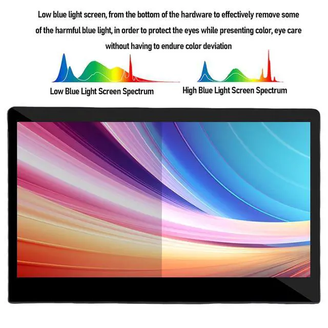 Alt view image 4 of 7 - Portable Monitor 11.6", 2.5K 120Hz FHD Touchscreen Built in Speakers, Multimedia Interface, Second External Screen, for Laptop PC