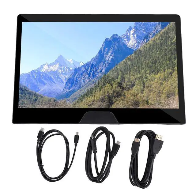 Alt view image 7 of 7 - Portable Monitor 11.6", 2.5K 120Hz FHD Touchscreen Built in Speakers, Multimedia Interface, Second External Screen, for Laptop PC