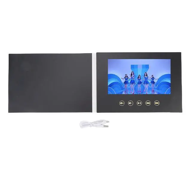 Alt view image 7 of 7 - 7in Video Greeting Card, HD Electronic Digital Brochure, Type C Charging & Auto Playback, for Weddings Birthday Christmas Business