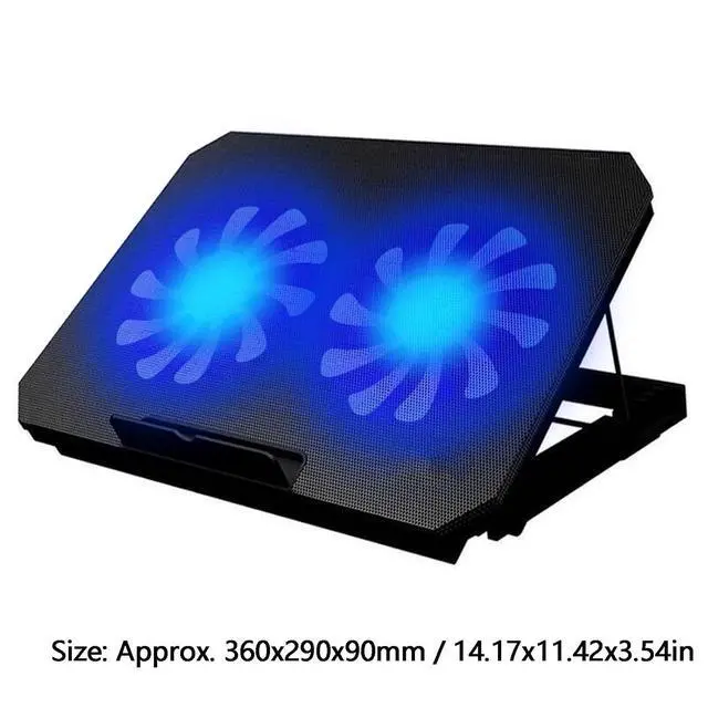 Alt view image 5 of 7 - Laptop Cooling Pad, for 11 to 17 Inch, USB 2.0 Powered
