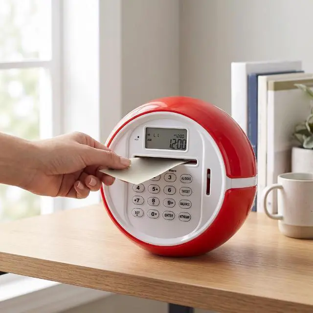 Alt view image 6 of 7 - ATM Piggy Bank, Electronic Money Bank