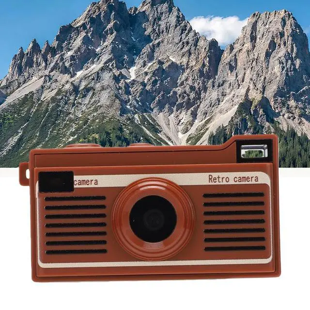 Alt view image 4 of 7 - Keychain Camera, Retro Digital Camera, 2K Video, 12MP (Brown)