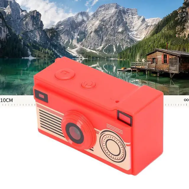Alt view image 6 of 7 - Keychain Camera, Retro Digital Camera, 2K Video, 12MP (Red)