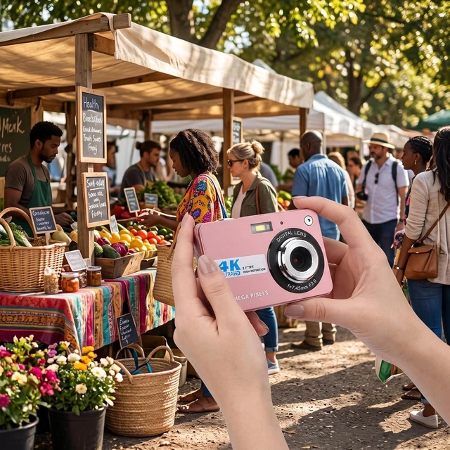 Alt view image 6 of 7 - 4K Digital Camera, 48MP Vlog Camera, 2.7 Inch Screen
