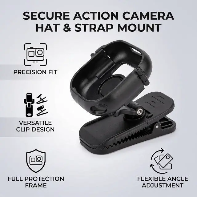 Alt view image 2 of 7 - Hat Clip for 360 GO Action Camera