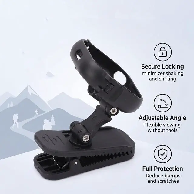 Alt view image 3 of 7 - Hat Clip for 360 GO Action Camera