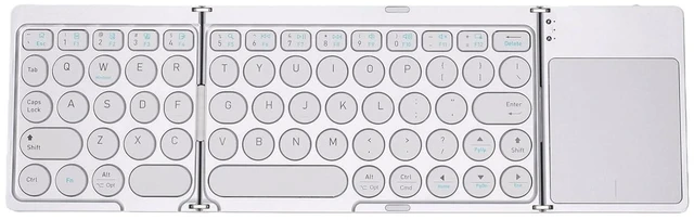 Main image of Wireless Foldable Keyboard with Trackpad, 64 Keys