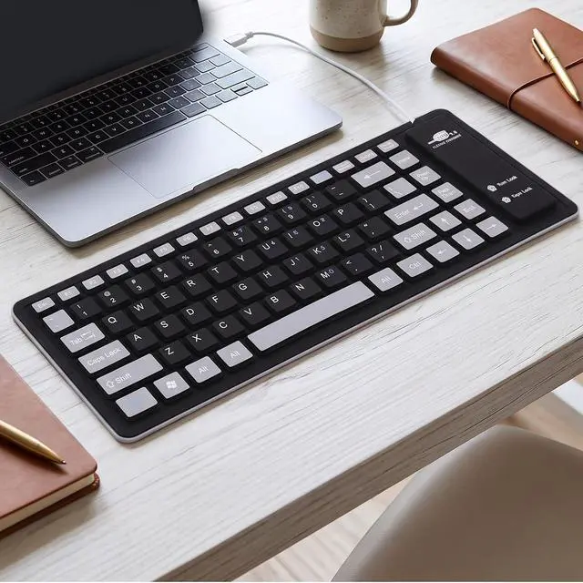 Alt view image 4 of 7 - Foldable Silicone Keyboard, 88 Keys, USB Wired