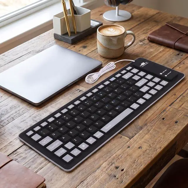 Alt view image 6 of 7 - Foldable Silicone Keyboard, 88 Keys, USB Wired