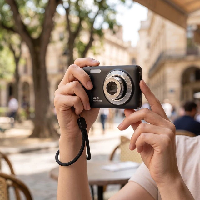 Alt view image 5 of 7 - Compact 4K Video Camera 64MP