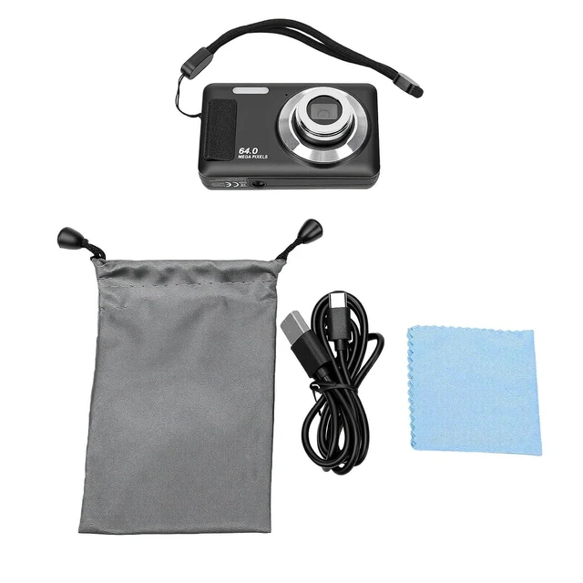 Alt view image 7 of 7 - Compact 4K Video Camera 64MP
